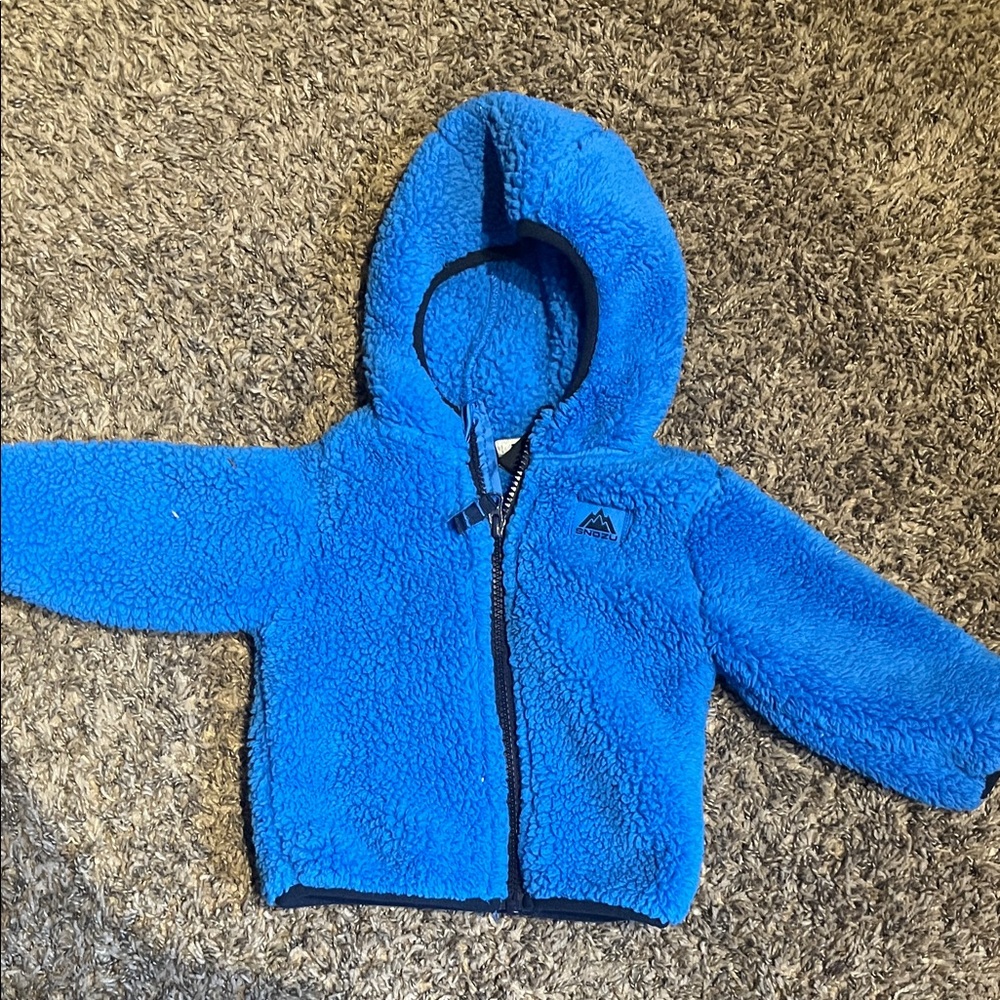 Snozu Vibrant Blue Kids Fleece Hoodie